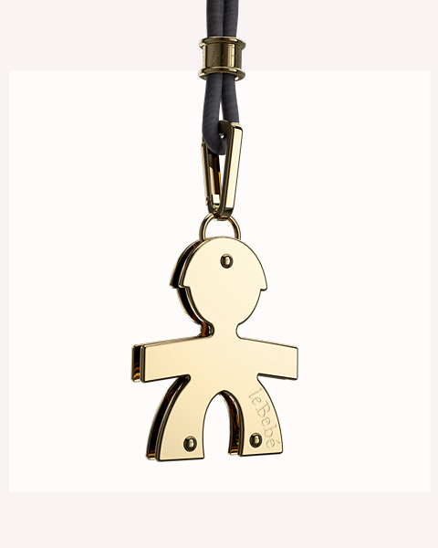 ciondolo le bebe i cuccioli maschietto oro giallo lbb 005