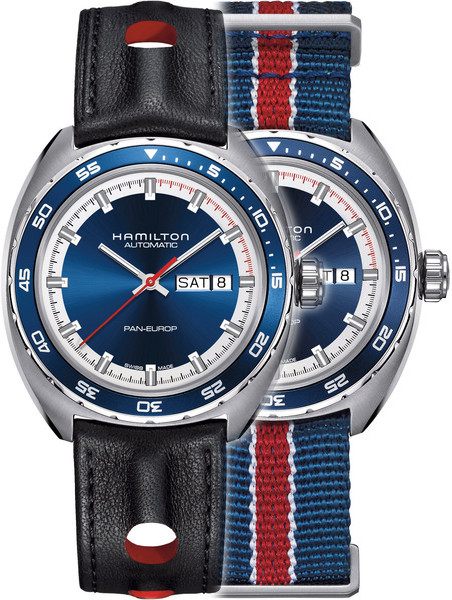 orologio hamilton american classic pan europ automatic h35405741