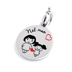 ciondolo marlu nel mio cuore mamma figlia 15ch043