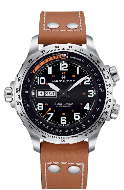 orologio hamilton khaki aviation x-wind day date auto h77755533