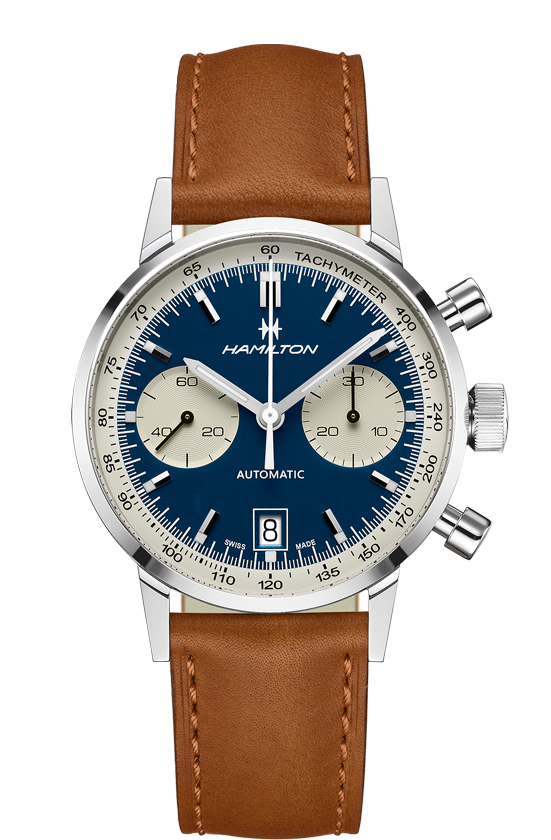 orologio hamilton classic intra-matic auto chrono h38416541