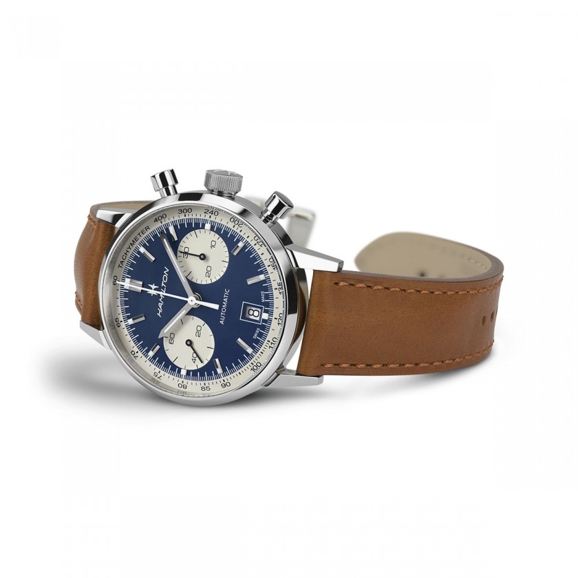 orologio hamilton classic intra-matic auto chrono h38416541