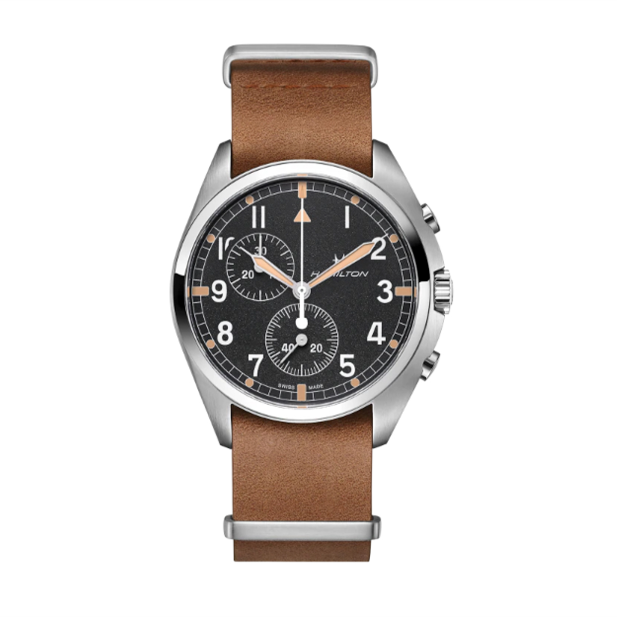 orologio hamilton khaki aviation pilot pioneer chrono quartz h76522531