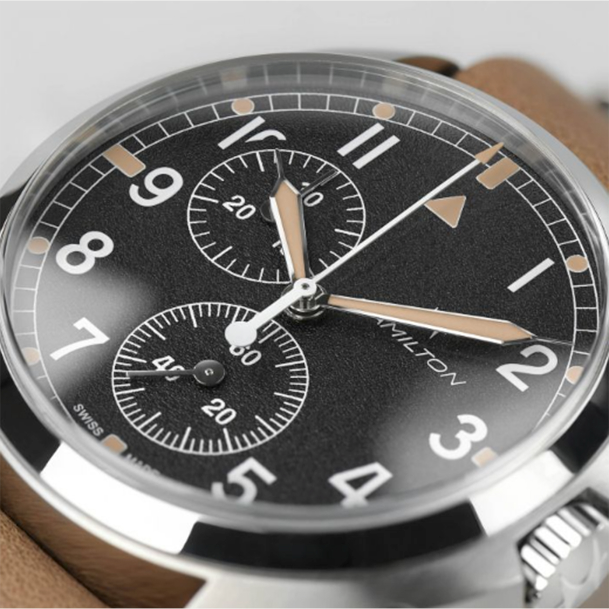orologio hamilton khaki aviation pilot pioneer chrono quartz h76522531
