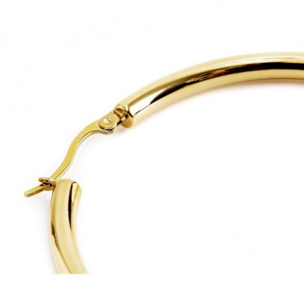 marlu mono orecchino pvd oro cerchio diametro 2,6cm