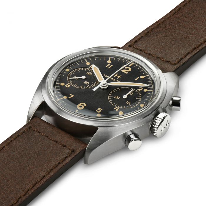hamilton - khaki aviation pioneer mechanical chrono