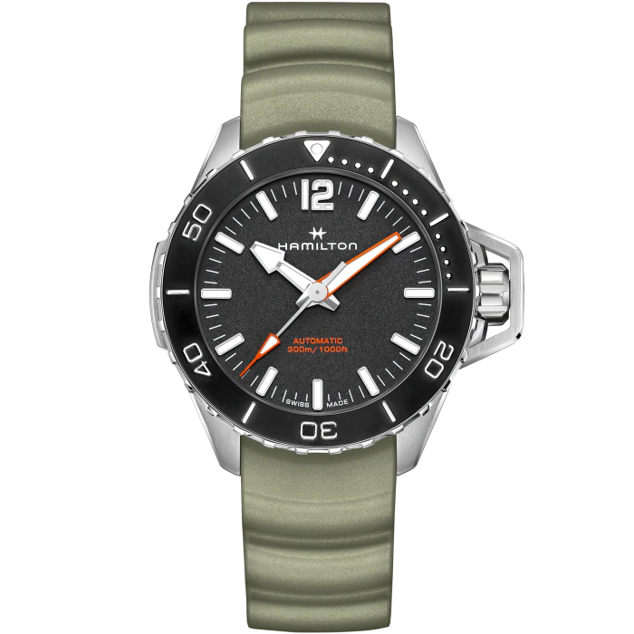 hamilton - khaki navy frogman auto