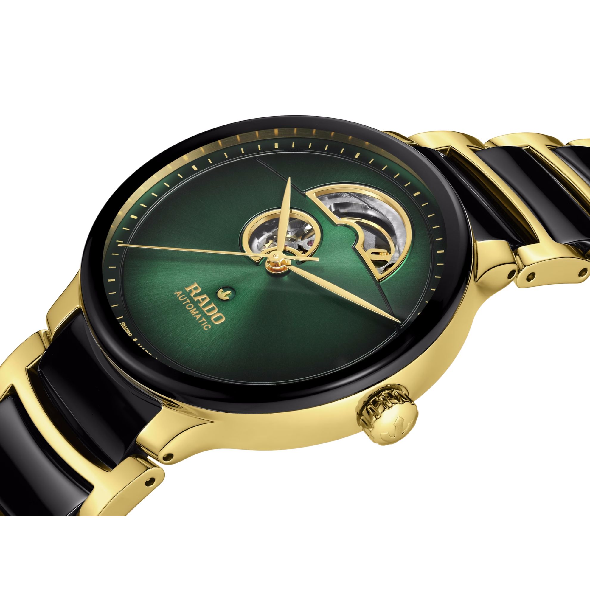rado centrix automatic open heart