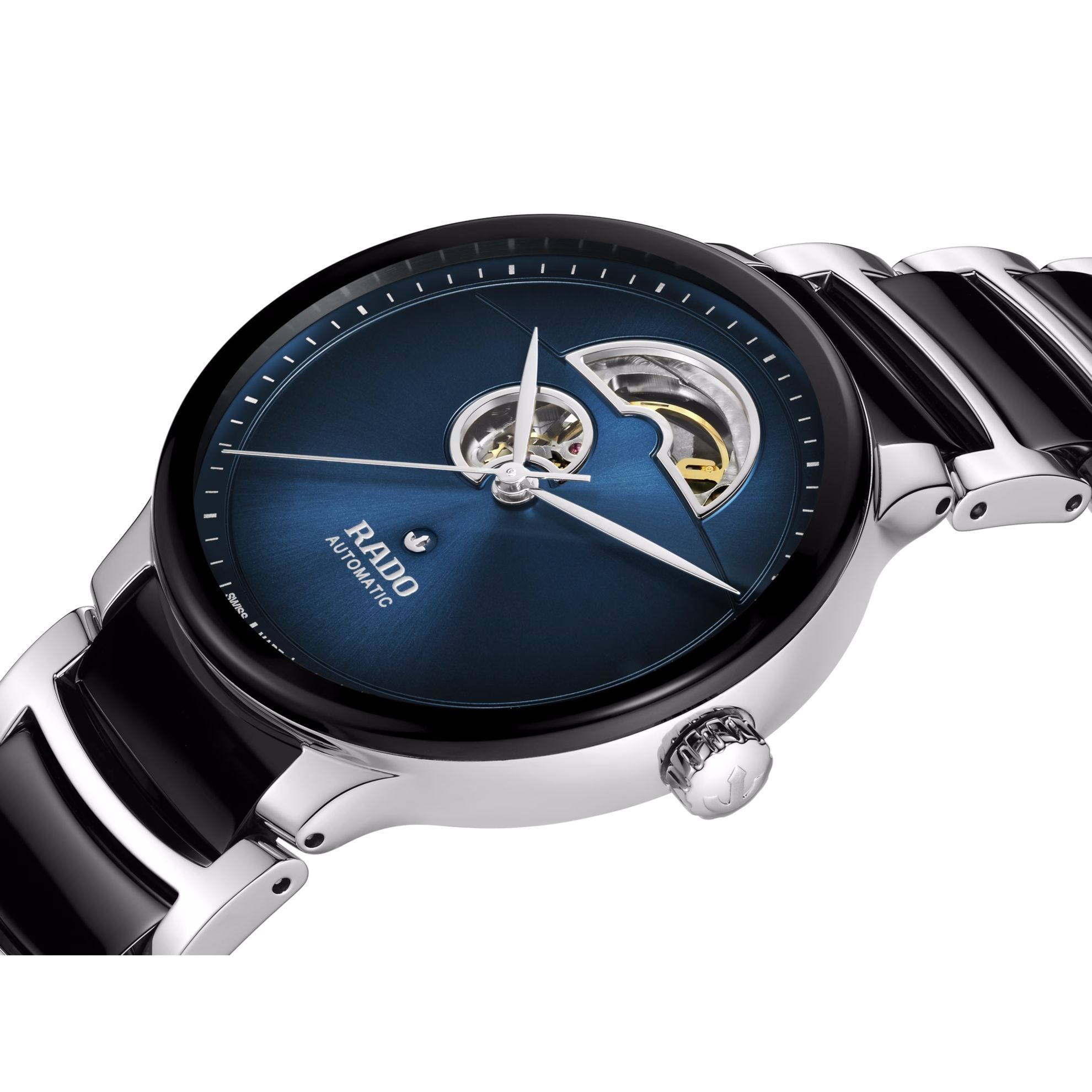 rado centrix automatic open heart