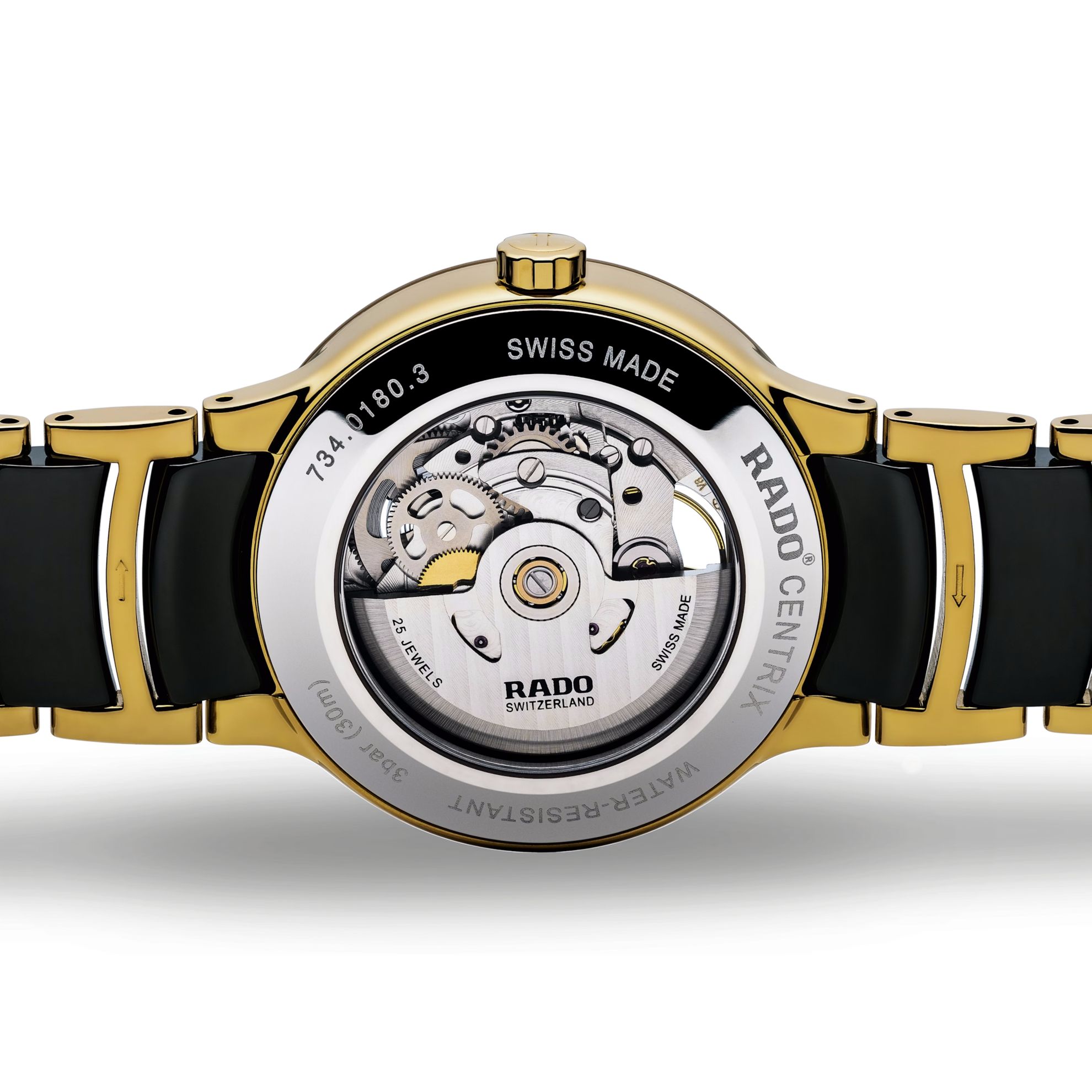 rado centrix automatic open heart