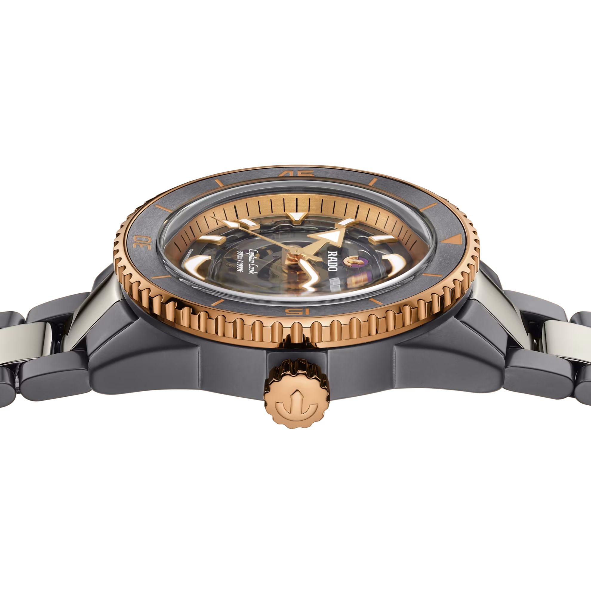 rado captain cook high-tech ceramic skeleton