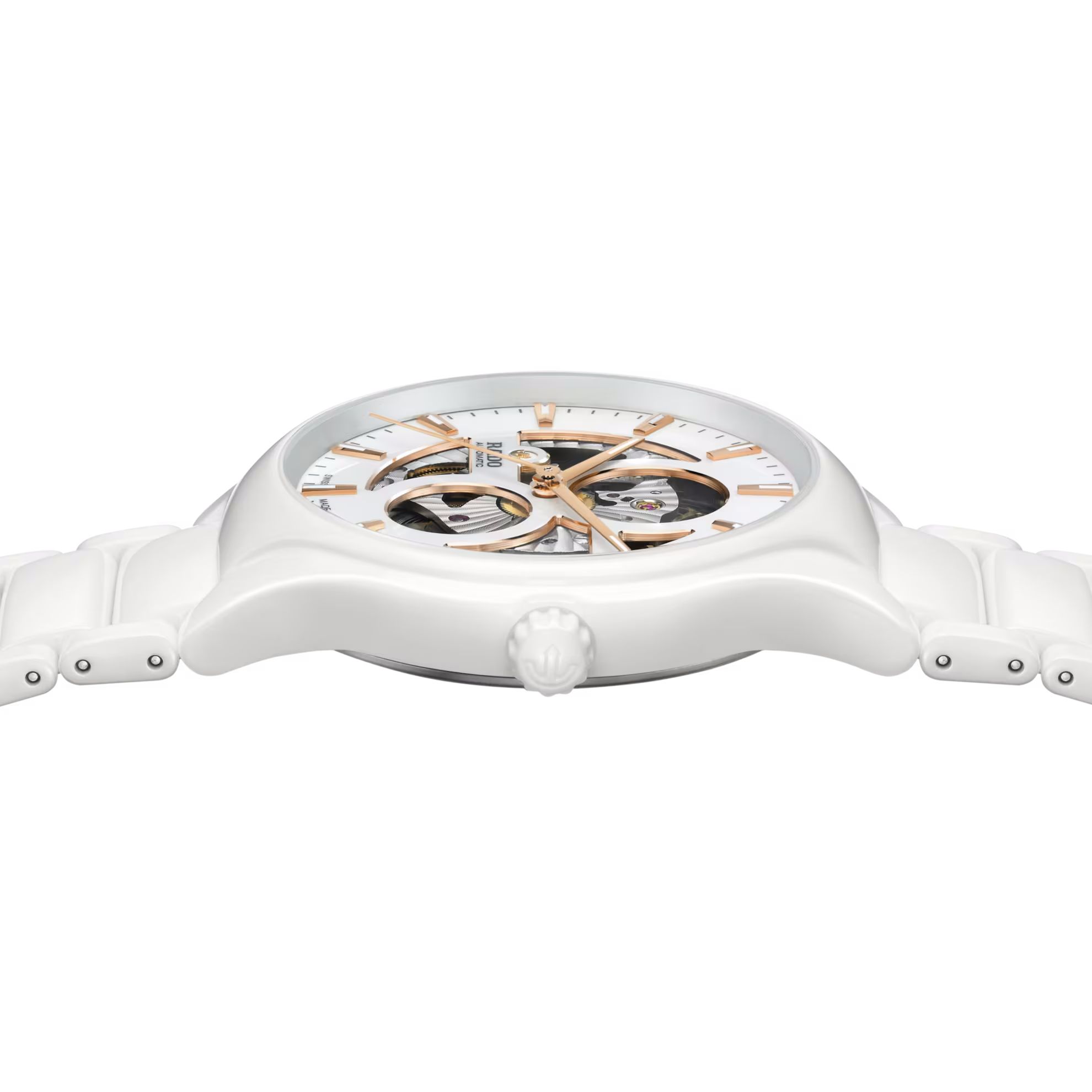 rado true round automatic open heart