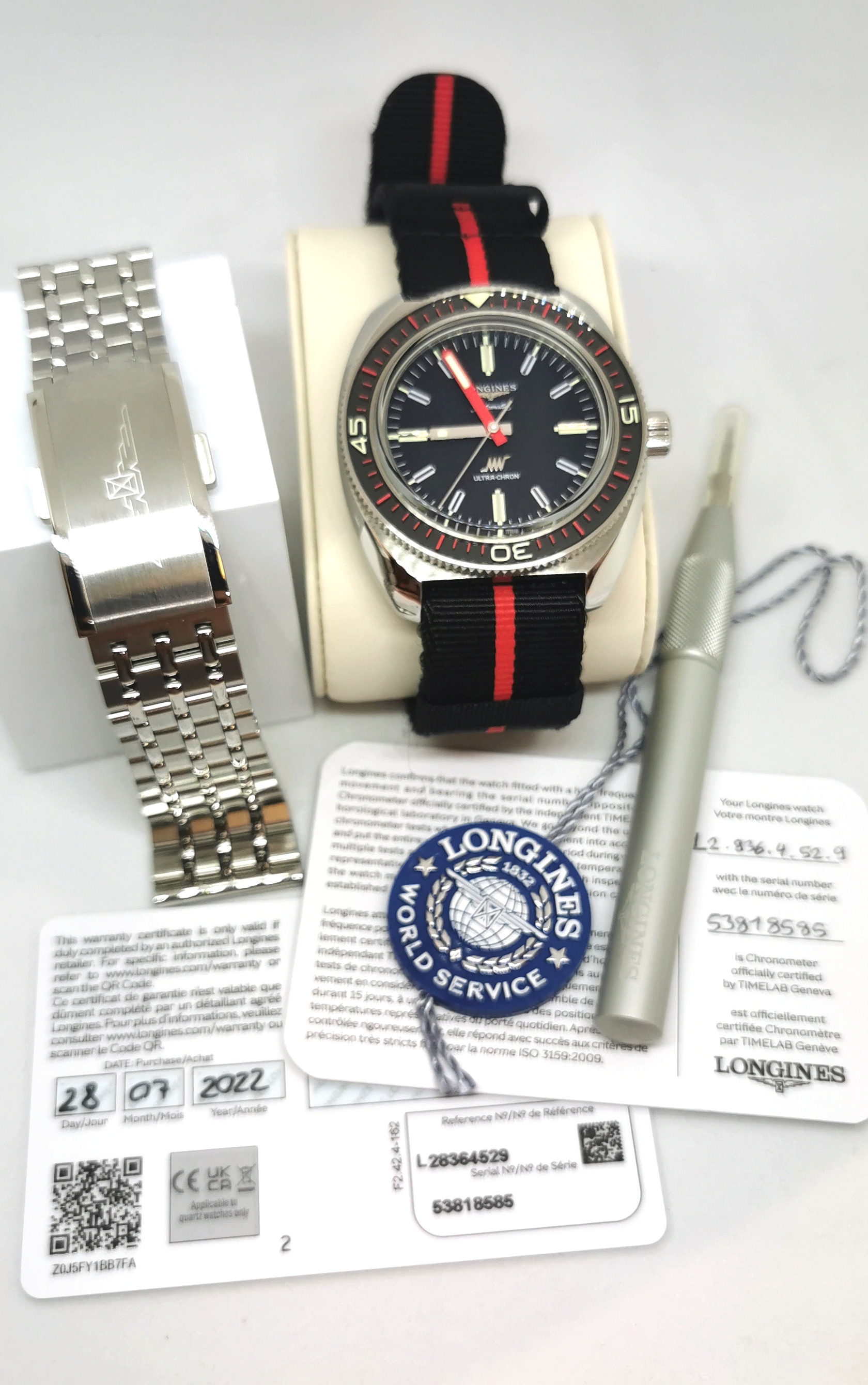 longines ultra-chron box edition