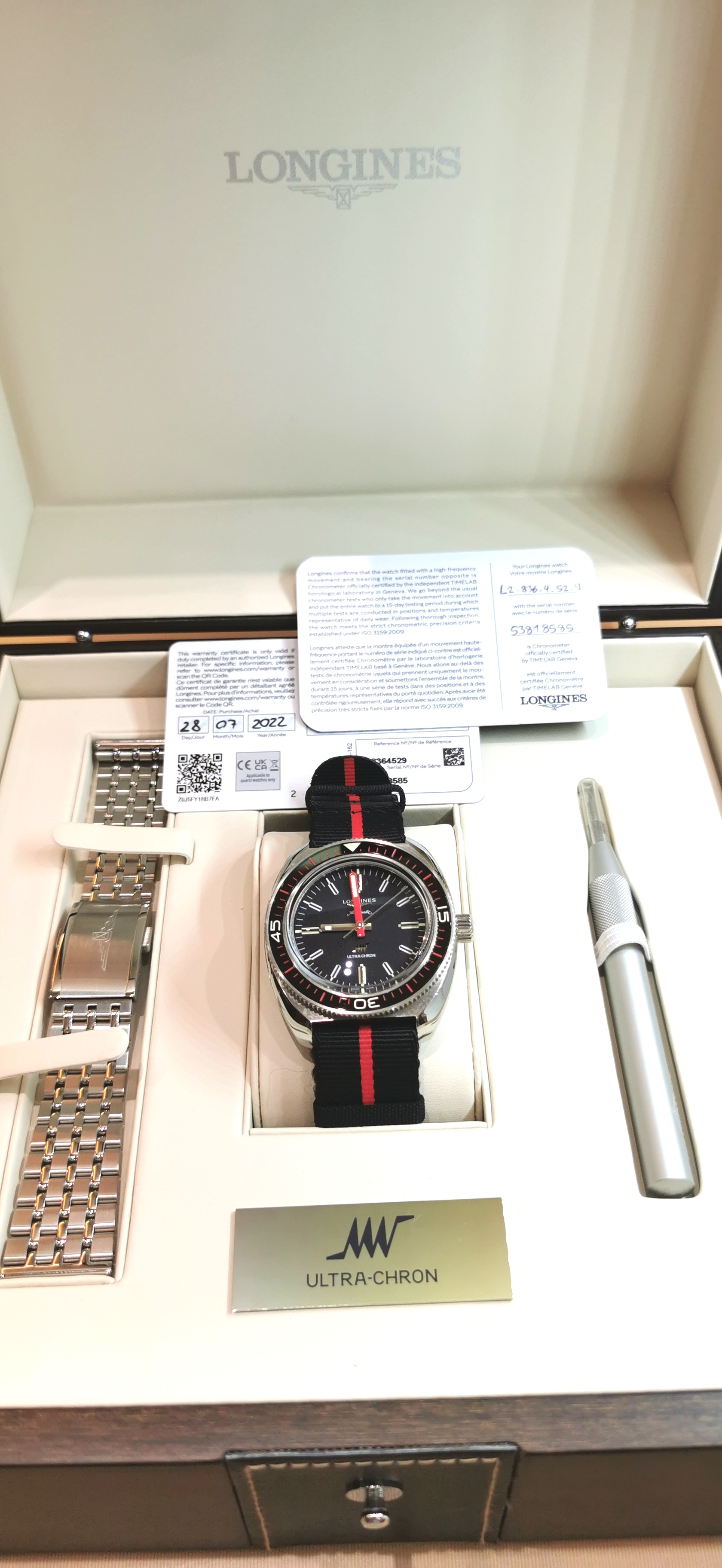 longines ultra-chron box edition