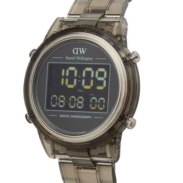 daniel wellington - retro digital light grey