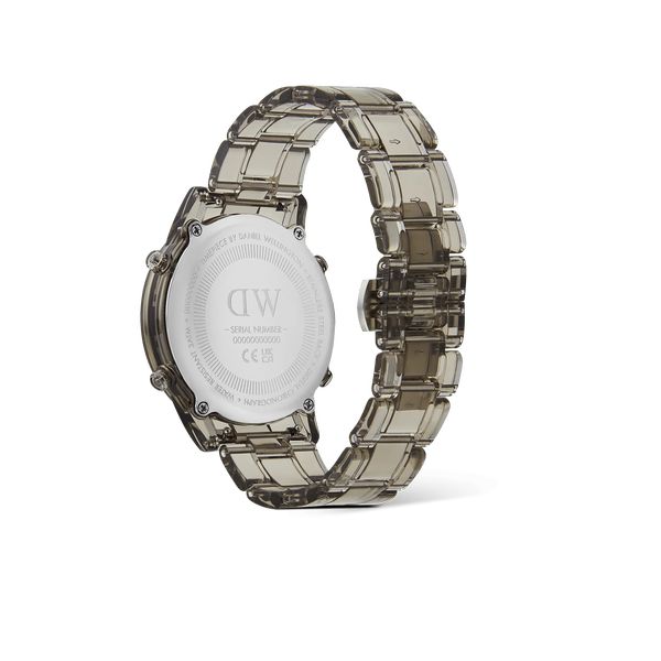 daniel wellington - retro digital light grey