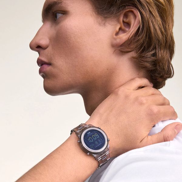 daniel wellington - retro digital light grey