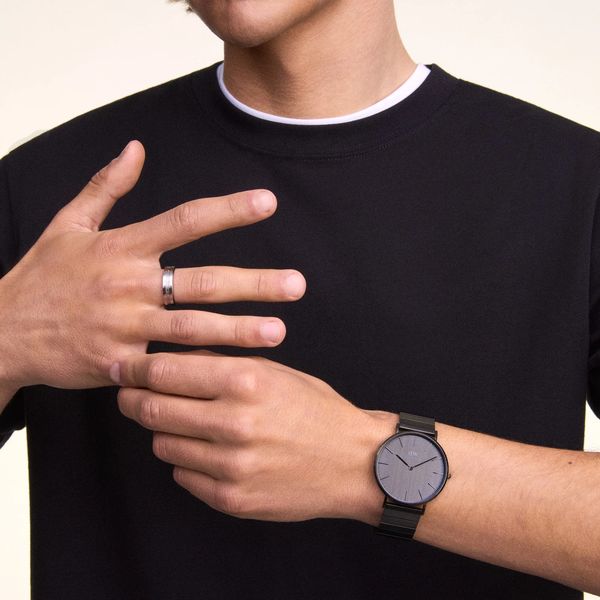 daniel wellington - classic piano link onyx unitone