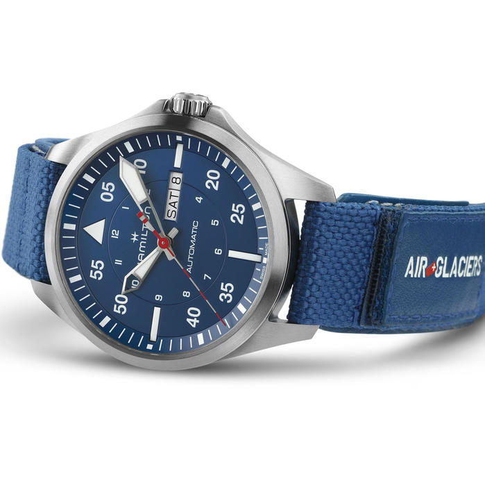 khaki aviation pilot day date auto - air-glaciers edition