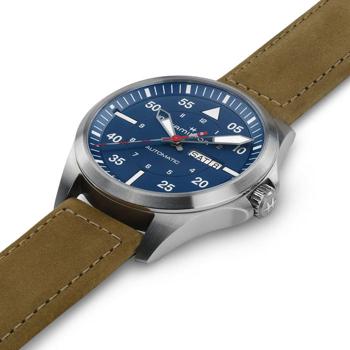 khaki aviation pilot day date auto - air-glaciers edition