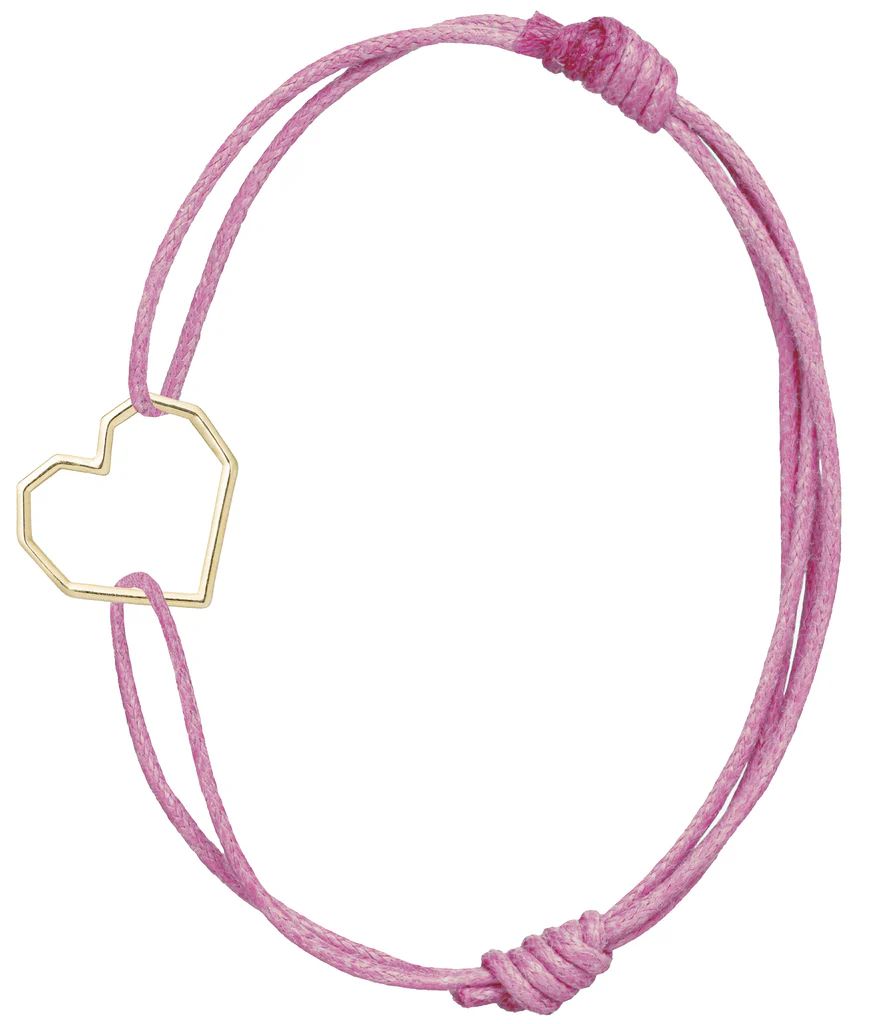 corazon bracciale corda