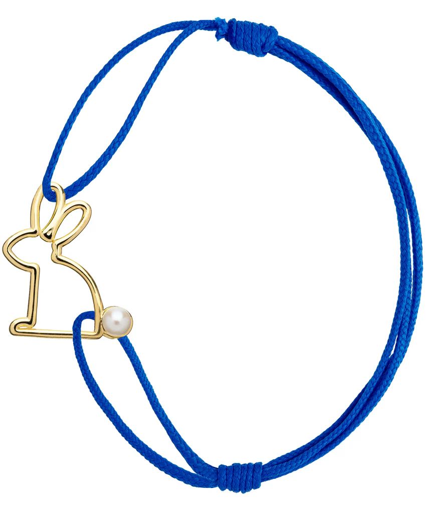 conejito perla bracciale corda
