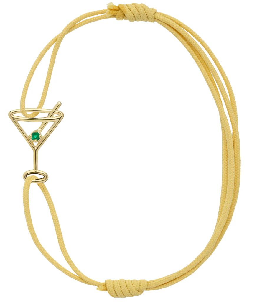 martini esmeralda bracciale corda