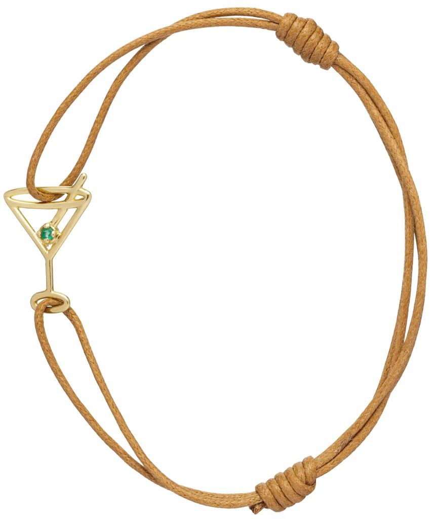 martini esmeralda bracciale corda
