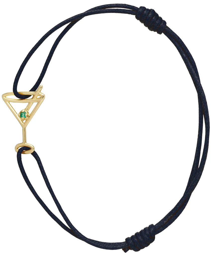 martini esmeralda bracciale corda