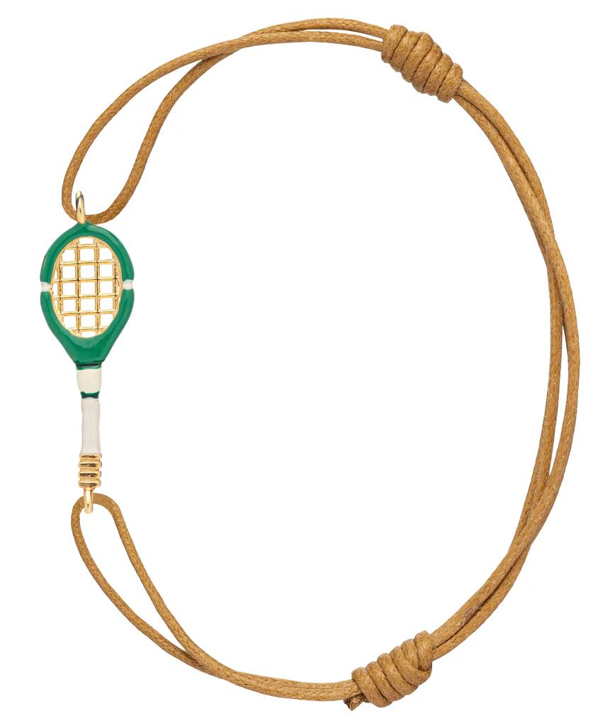 tennis verde pistacchio bracciale corda