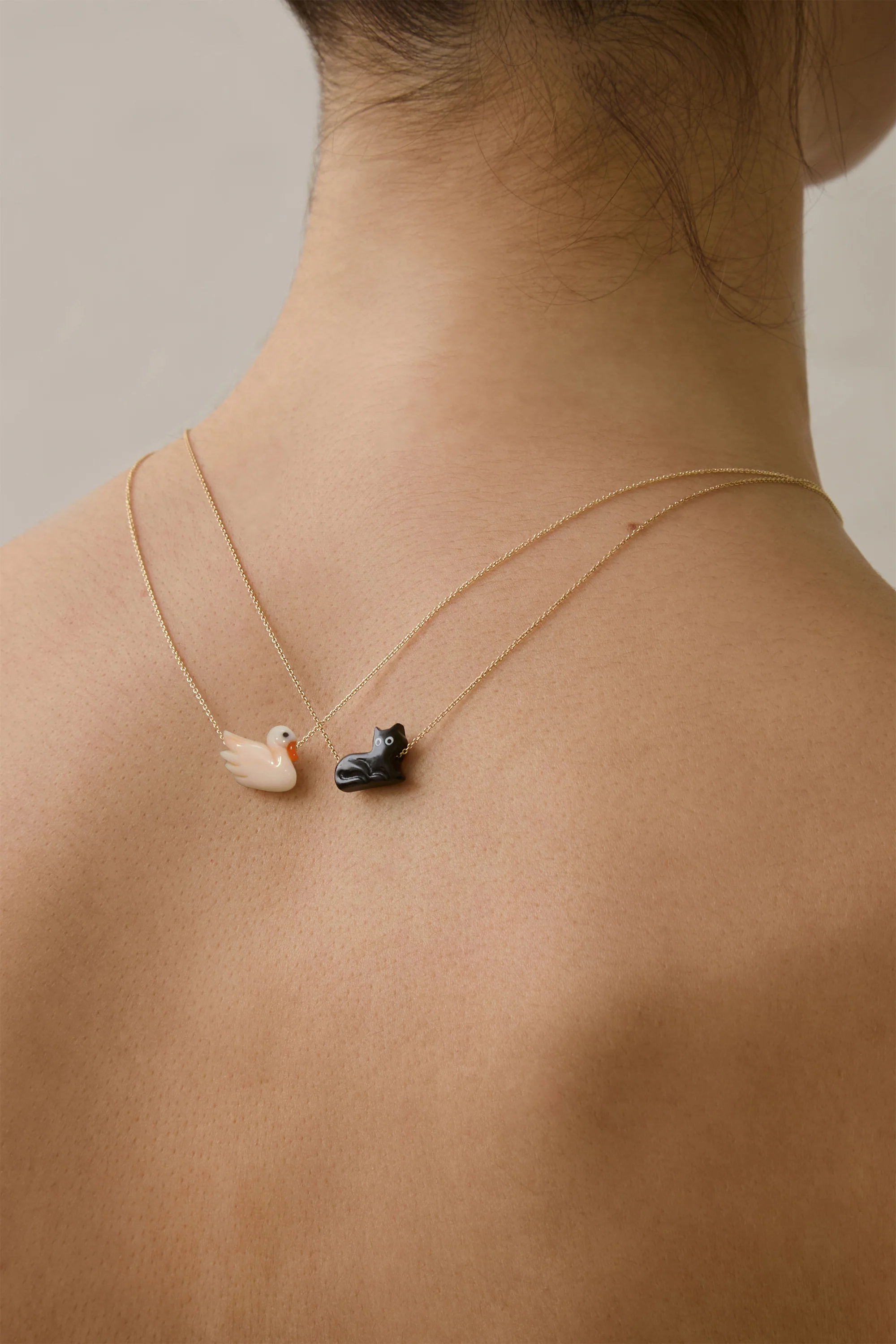 black cat collana