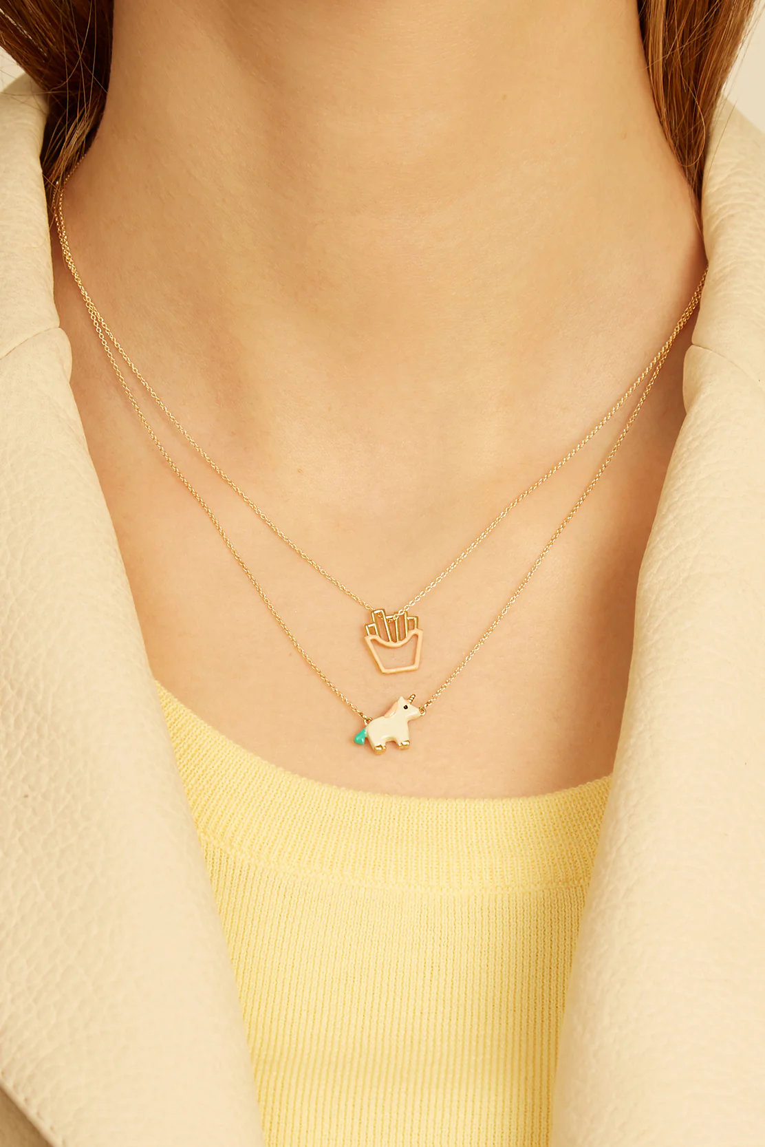 papitas enamel collana