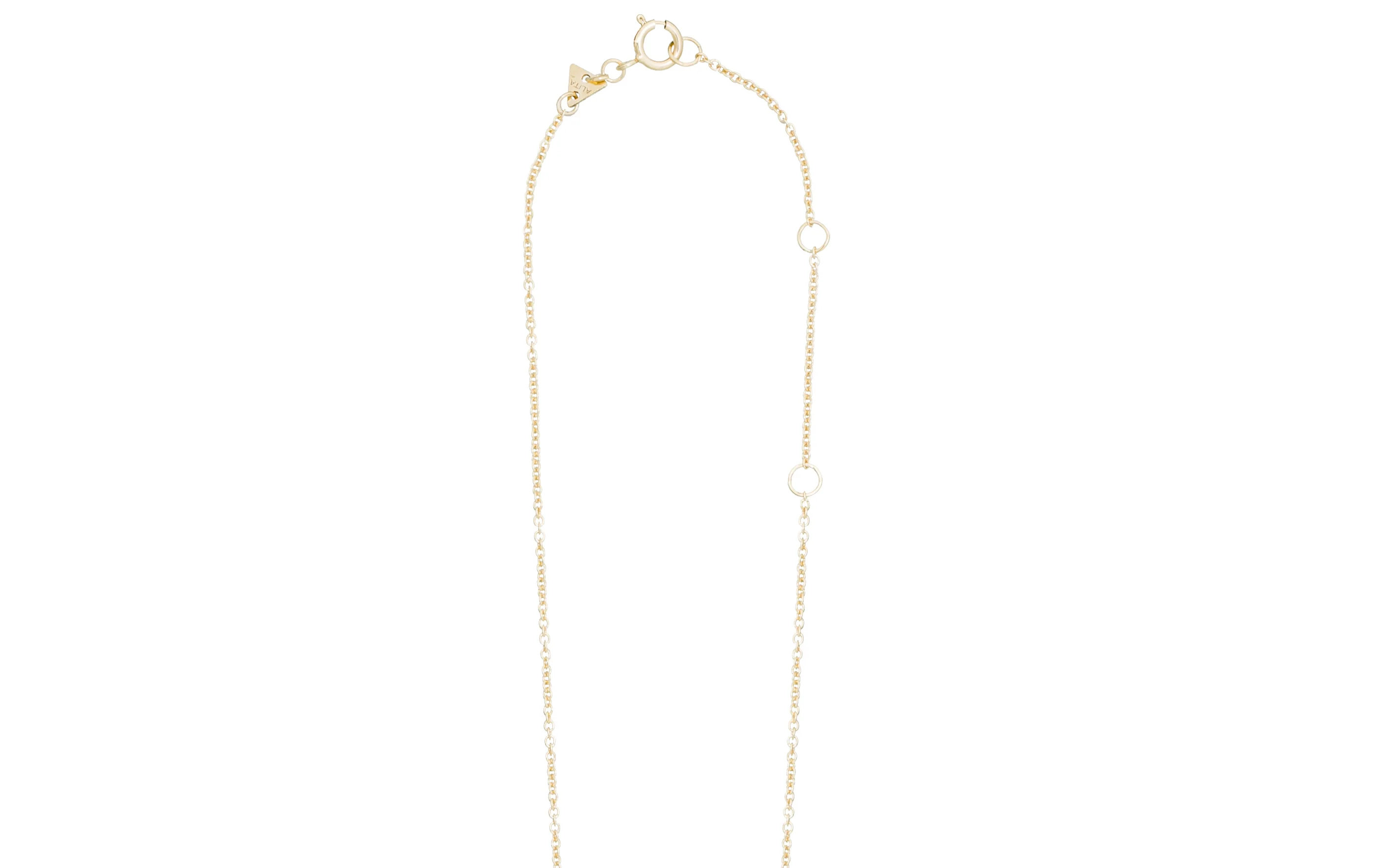 miau bigotes enamel collana