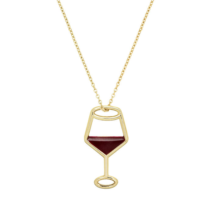 vino enamel collana