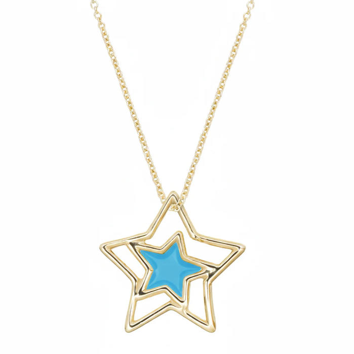 estrella prisma collana