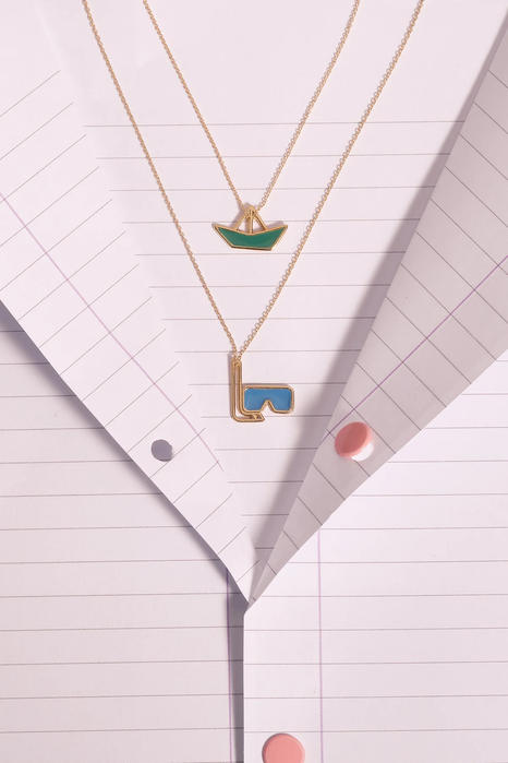 barquito prisma collana
