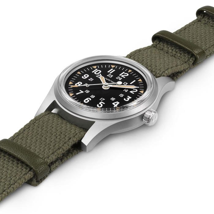 khaki field mechanical 36 mm